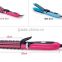 2 in 1 hair straightener brush electric lcd straightening rolling hair comb best hair straightener brush and curler