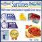 Mediterranean Canned Sardines in Vegetable Oil with Harissa ,High Quality Sardines,Sardines in cans with Harissa 125g