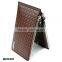 Man Popular Designs Hot in your side Woven Wallet with zipper and mutiple pockets