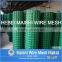 Green color pvc coated welded mesh
