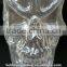 Customized blow mold processing plastic Skull head,skull head decoration