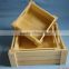 Vintage artistic colored decor home used wooden egg crates