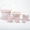 Multi-Colour Mini Metal Plain / Heart Wedding Party Christening Favour Gift Pails Tin Buckets