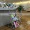 2016 professional heavy duty metal magazine display shelf storage rack