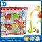 top selling products 2016 music bed bell toy plastic baby bed bell baby bed bell with music