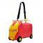 Cartoon Shape Suitcase Storage Suitcase Ride-On Kids Suitcase