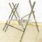portable foldable heavy duty steel saw horse, saw wood stand/stent , saw trestle for garden working