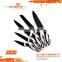 A3022 Colorful Non-stick Coating 5pcs Stainless Steel Knife Set