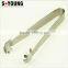 39056 6 Inch Mini Stainless Steel Kitchen Tongssalad Ice Tongs Tea Tongs