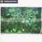 High quality plastic green wall tiles artificial green wall