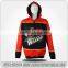 Custom design sublimation long sleeve hoody sports suit