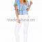 new design ruffle tops for women satin designer blouse patterns