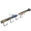 Metal Waterfall Powder Coating Wall System Post 5 Hooks Faceout Slatwall Bracket