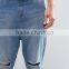 fashion drop crotch denim jeans stylish loose jeans made in China