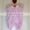 Boutique baby romper sweet pink seersucker baby romper