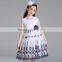 New arrival kids embroidered dress latest party wear dresses for girls#L9056