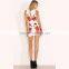 Yihao 2017 Latest Vintage Printed Retro Sleeveless Bodycon Mini Dress Dresses for Women