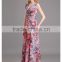 Wholesale Top Quality Crystal Beaded Chest Cap Sleeves Evening Dress