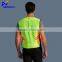 Hi viz night warning safety cycling vests with leds flashing EN20471 CE