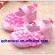 Princess series ribbon flower baby girl's shoes
