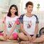 2015 wholesale cute couple pajamas