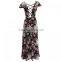2017 One-piece Dress deep V lastest dress designs