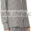 High quality smooth ladies pajamas fashion long sleeve women silk striped pajamas