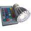 9w RGB led spot light with IR remote controller