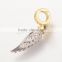 Best selling products brass wing shape necklace pendant