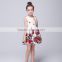 High Summer Apparel design Kids Clothing Floral Printed Girls Sleeveless Dress