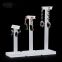 Wholesale Free Stand Earring Display White Acrylic T-Shaped Ring Stand Shop Jewelry Holder