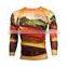 Wholesale custom Sublimated Lycra Long sleeve BJJ Rash Guard