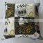 New Design Decorative Rose And Wooden Grain Pattern Seat Cushion
