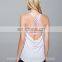 Nylon spandex high quality yoga tank top