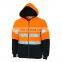 High Visibility cheap Polar Fleece protective jacket in winter safety reflective clothing