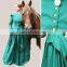 Sunshine-Free Shipping Custom Made Southern Belle Civil War Dress Green Medieval Dress Costume Dress