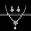 wedding luxury fashion jewelry women statement crystal fashion necklace set