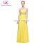 Grace Karin Strapless Sweetheart Long Chiffon Cheap Yellow Prom Dress Patterns CL6002