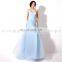 New Gorgeous Sky Blue Sweetheart Tiered Tulle Prom Dresses