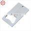 Factory suppliy zinc alloy bottle opener 3d with keyring