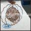 Christmas Wind Chime Metal Crafts Gold and Silver Iron Pendant for Home Decoration