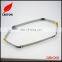 Gold metal internal flex frame for purse