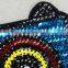 Blue color camera design sequin patches for blouses