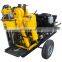 portable hydraulic borehole drilling machine/water well drilling rig mobile well digging machine