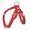 Shiny rhinestone pet chest strap with suede microfiber dog strap