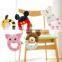 Yarncrafts Soft Colorful Animal Patterns Cotton Yarn Handmade Crochet Ring Rattle Newborn Bell Toy Unisex