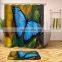 i@home home goods colorful custom wholesale butterfly printing shower curtains polyester