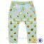 Infant Gold Polka Dots Mint Green Pants Toddlers Stretchy Cotton Harem Pants Newborn Baby Pants