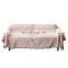 RAWHOUSE nordic pink gray plain color cotton throw blanket woven
