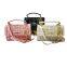 Elegant Women Top Handle Multicolor Tweed Mini Small Cross Body Women Bag with Flap